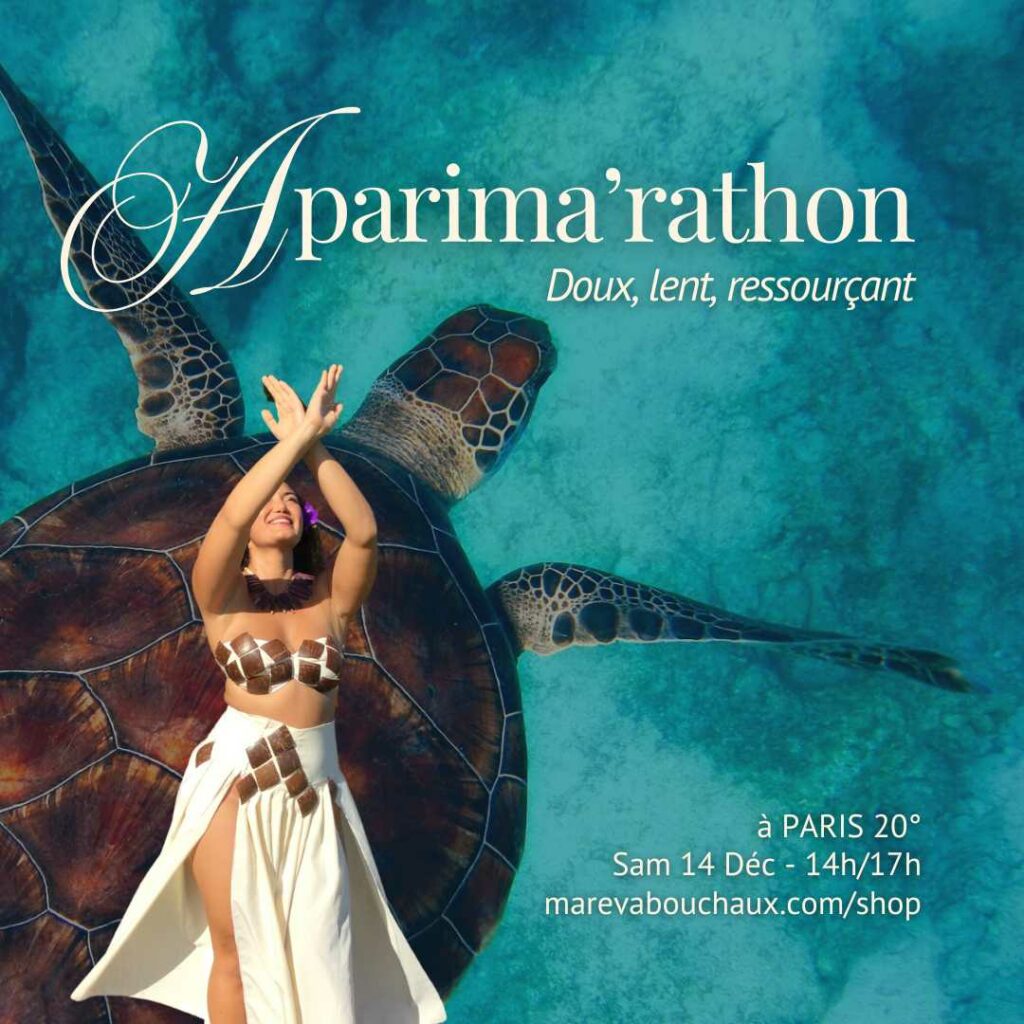 Aparima’rathon – PARIS Sam 14 Déc 14h-17h