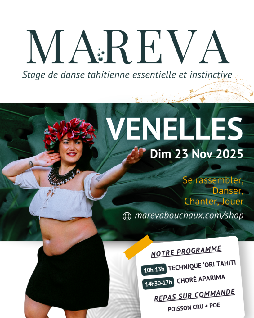 STAGE VENELLES – Danse Tahitienne Dim 23 Nov 2025